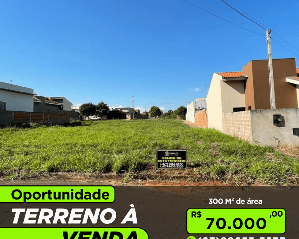 Terreno a venda em Caarapó