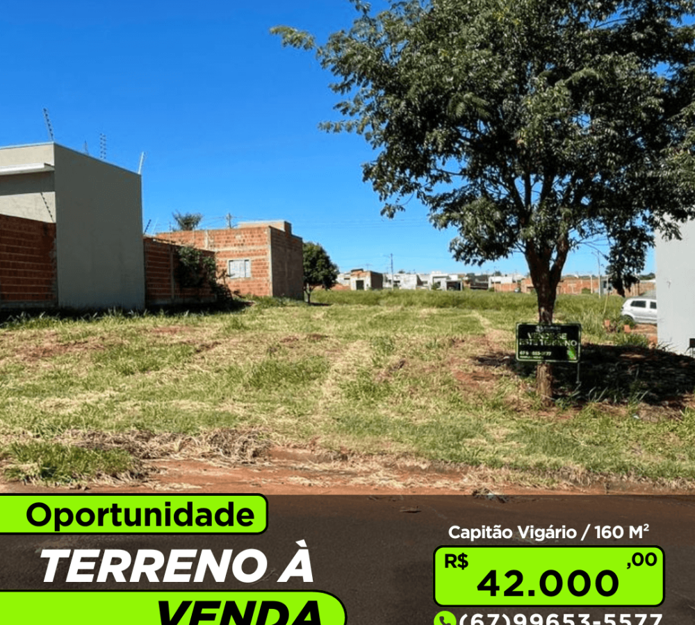 Terreno à venda em Caarapó