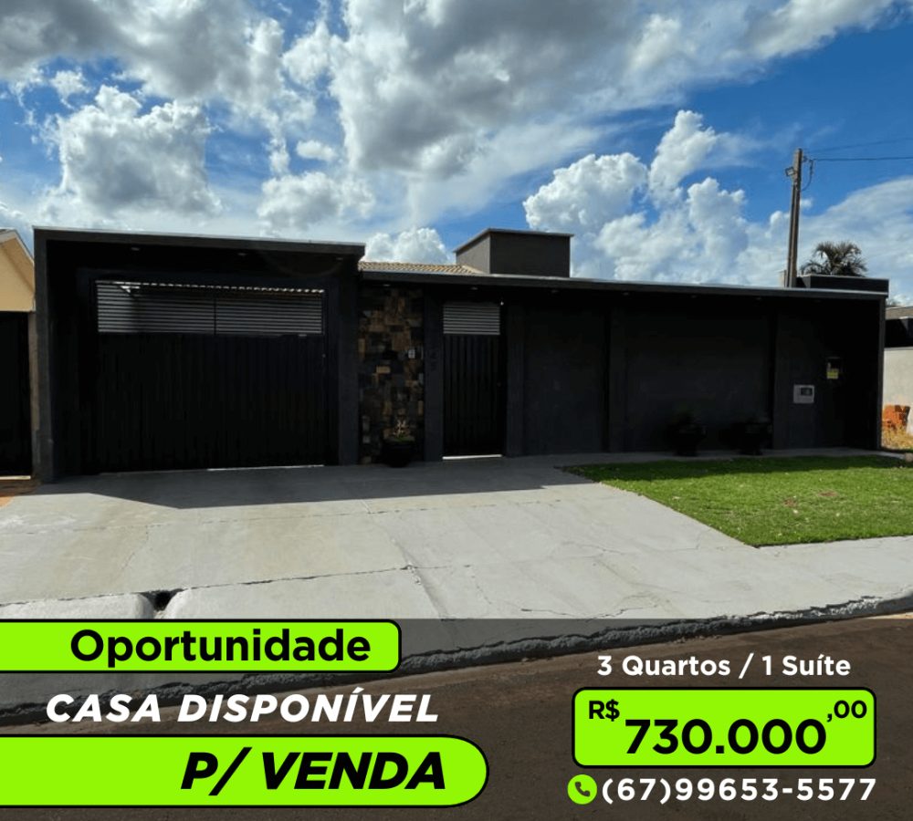 Casa à venda em Caarapó