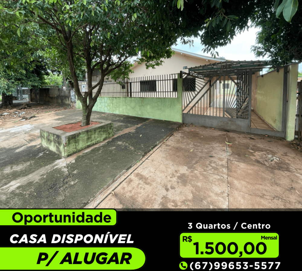 Casa para alugar em Caarapó