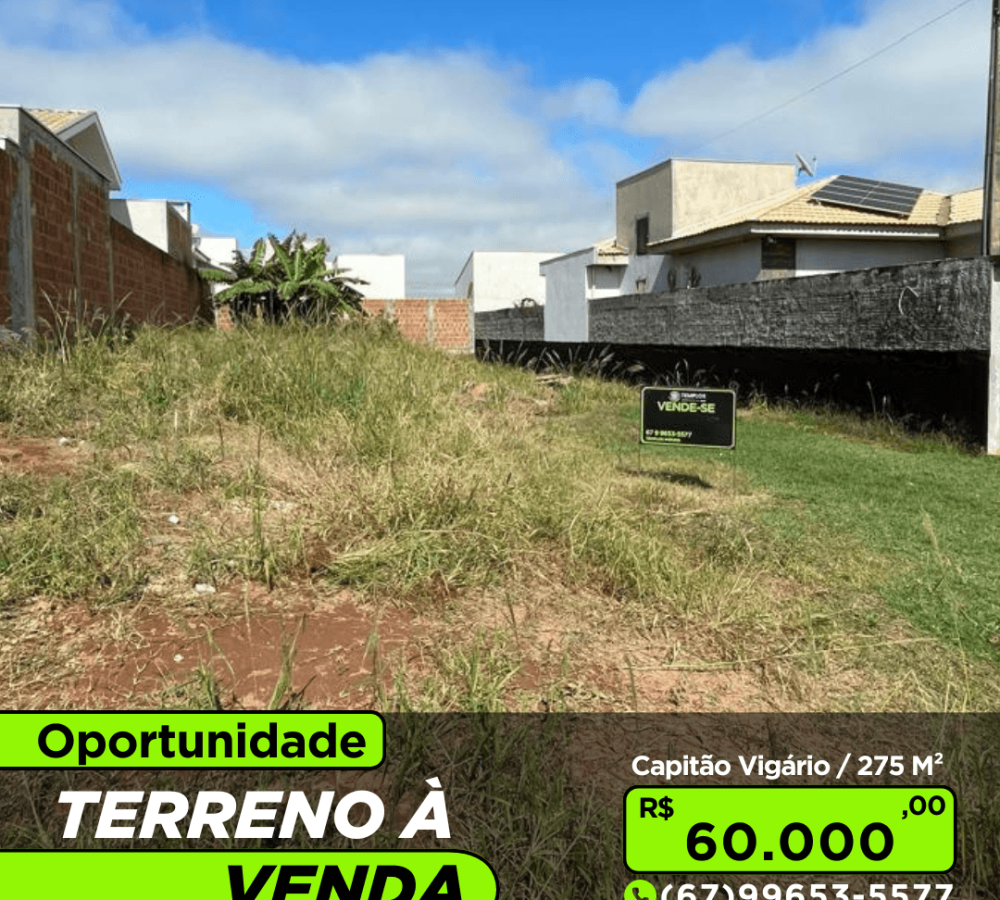 Terreno para venda em Caarapó