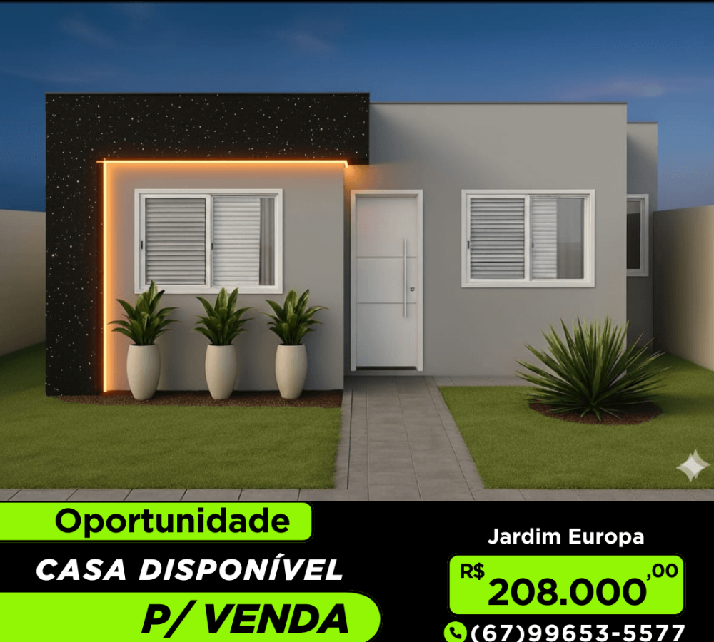 Casa á venda em Caarapó