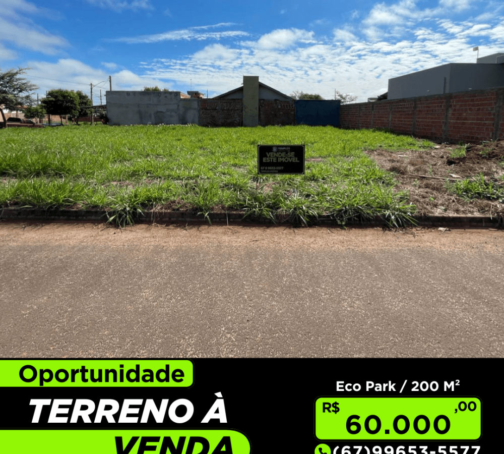 Terreno para venda em Caarapó