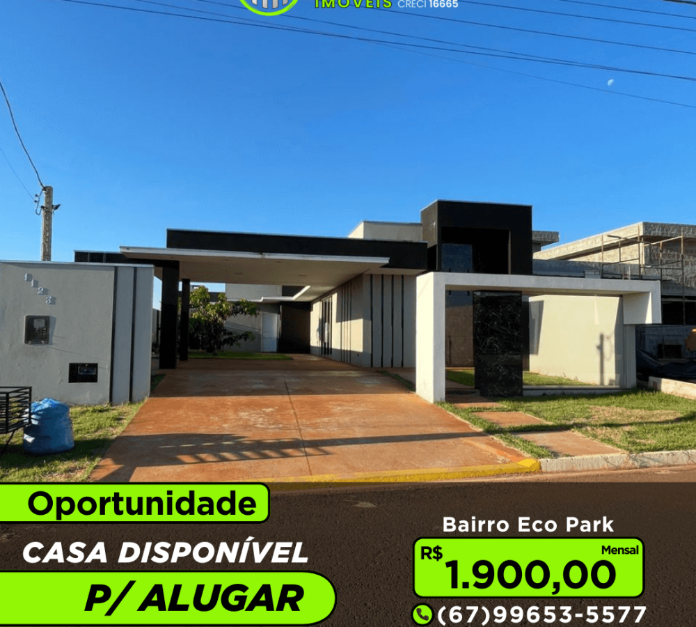Casa para alugar em Caarapó