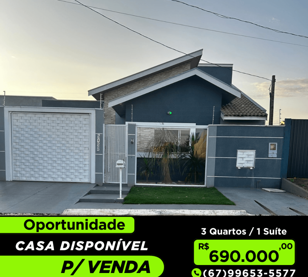 Casa à venda em Caarapó