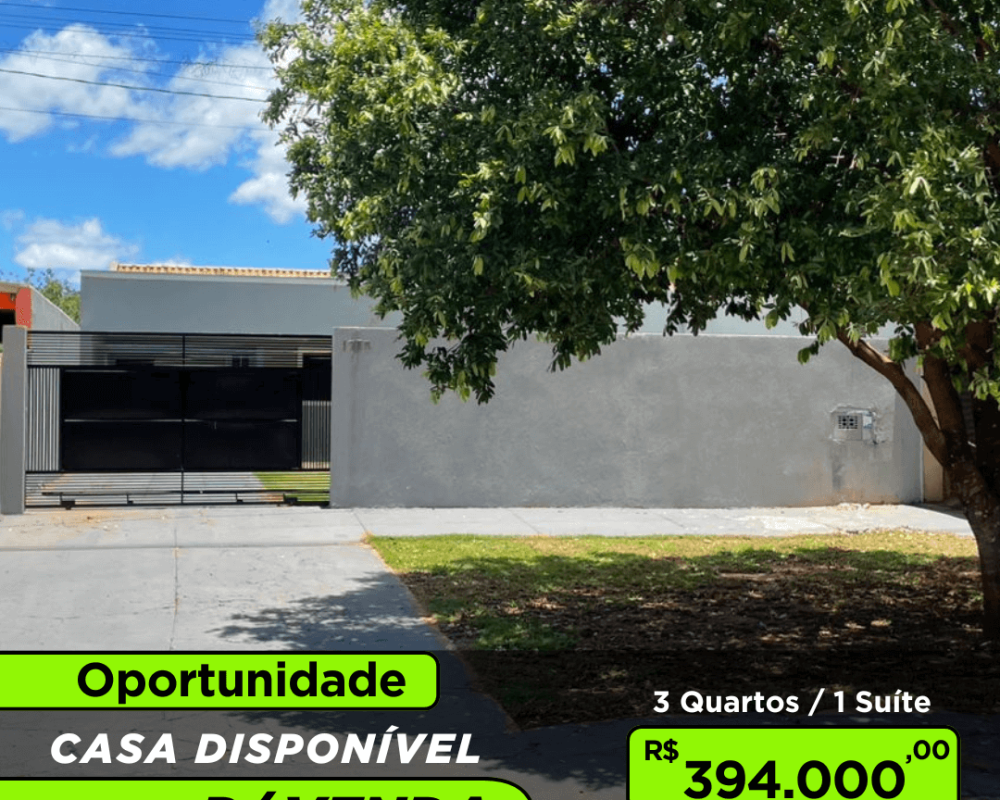 Casa à venda em Caarapó