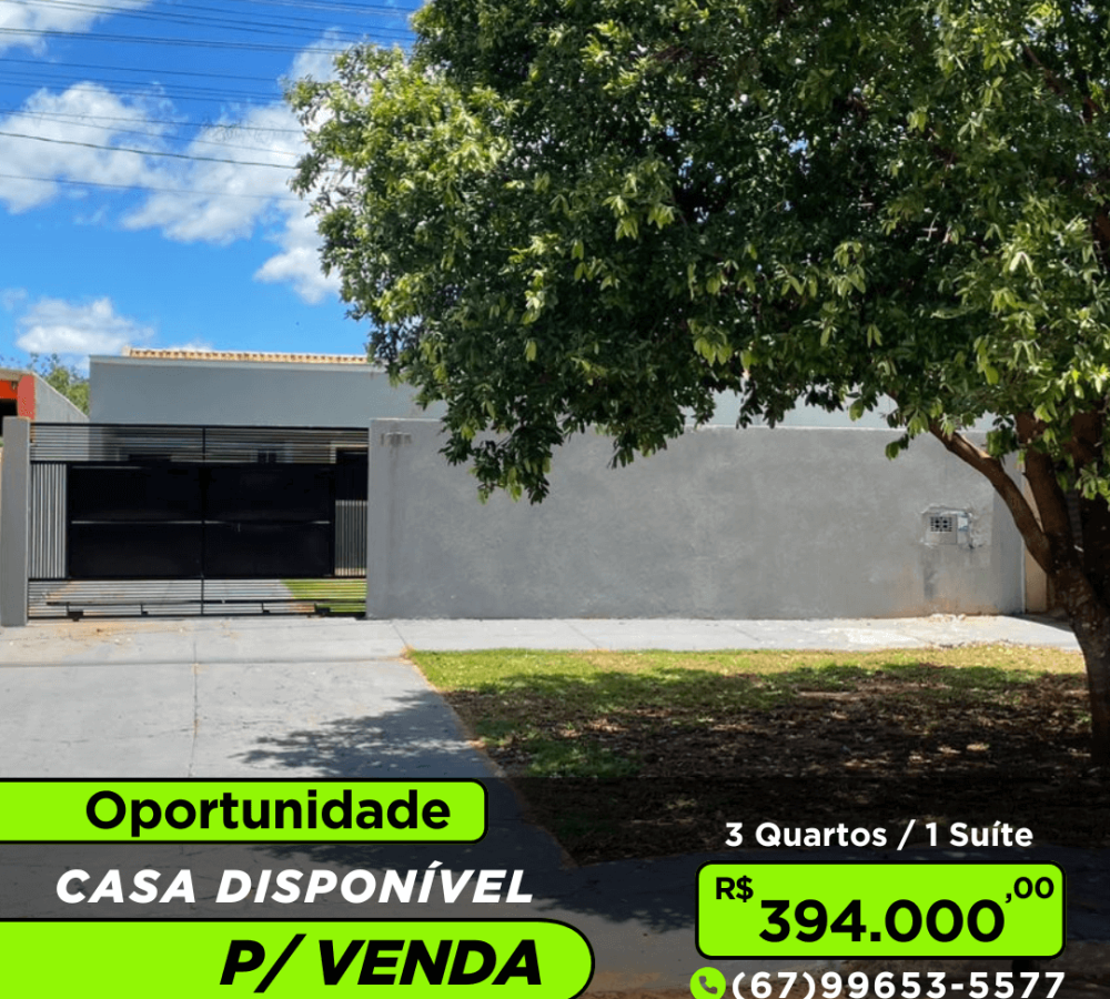 Casa à venda em Caarapó