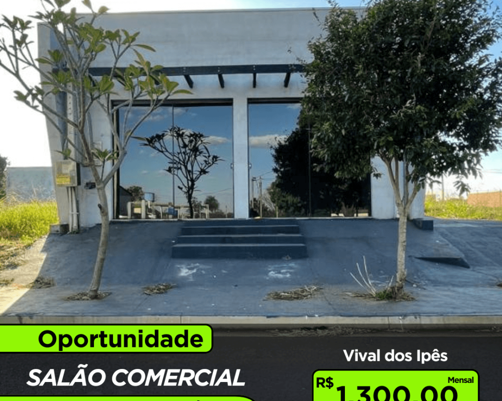 Salão comercial para alugar em Caarapó