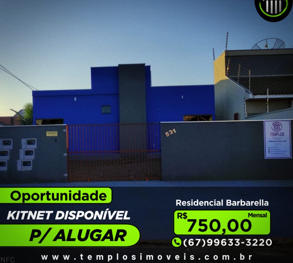 Kitnet Para Alugar em Caarapó
