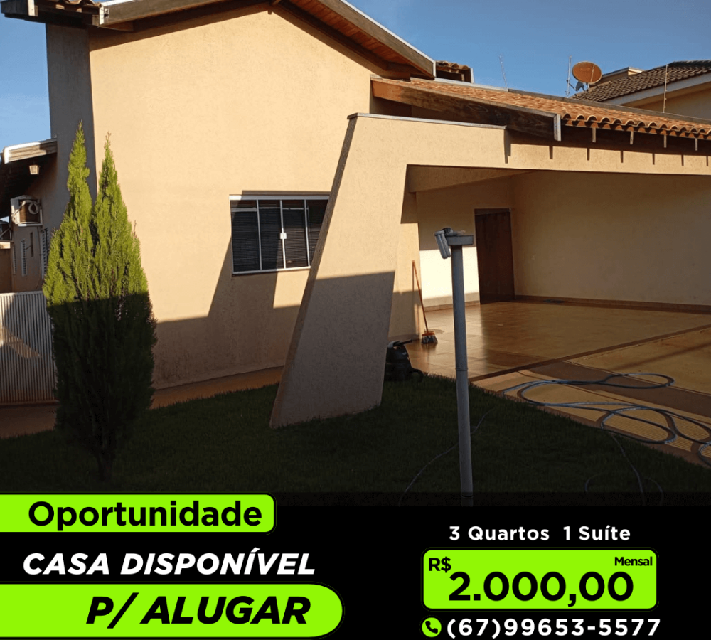 Casa para alugar em Caarapó