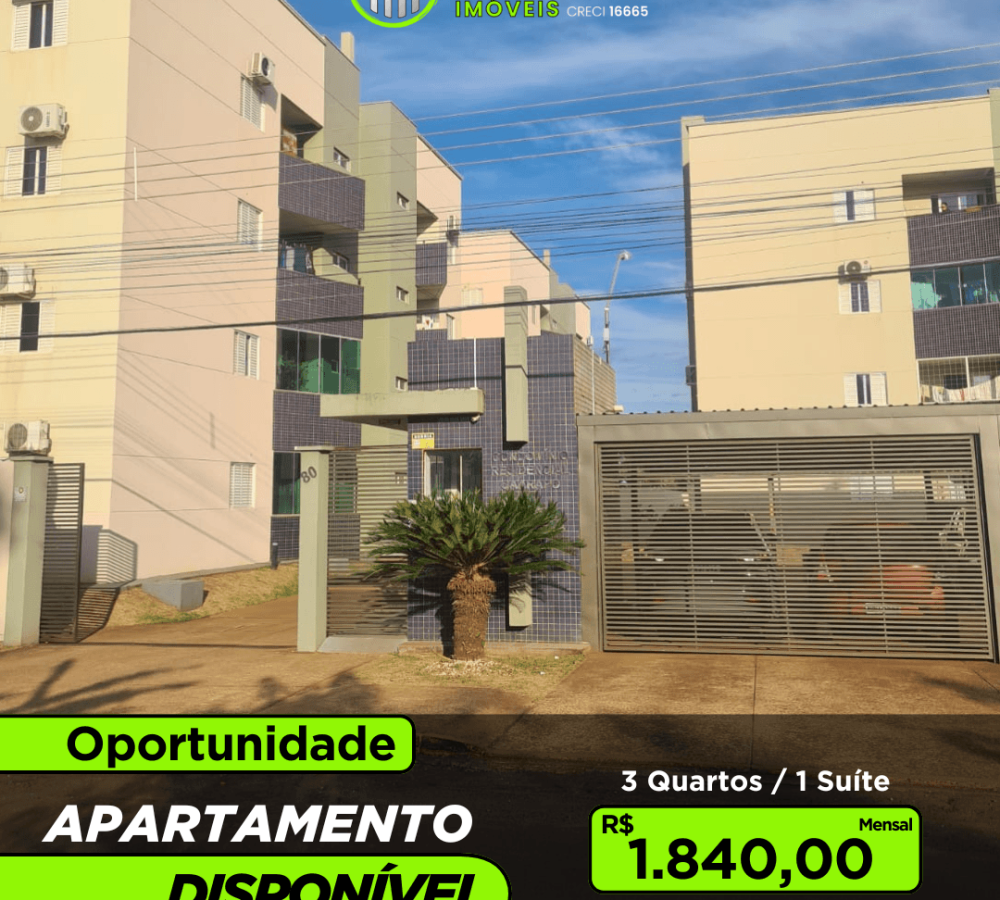 Apartamento para alugar em Caarapó