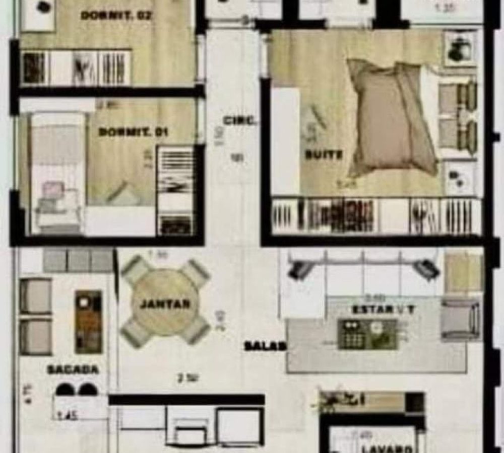 APARTAMENTO PARA ALUGAR EM CAARAPÓ