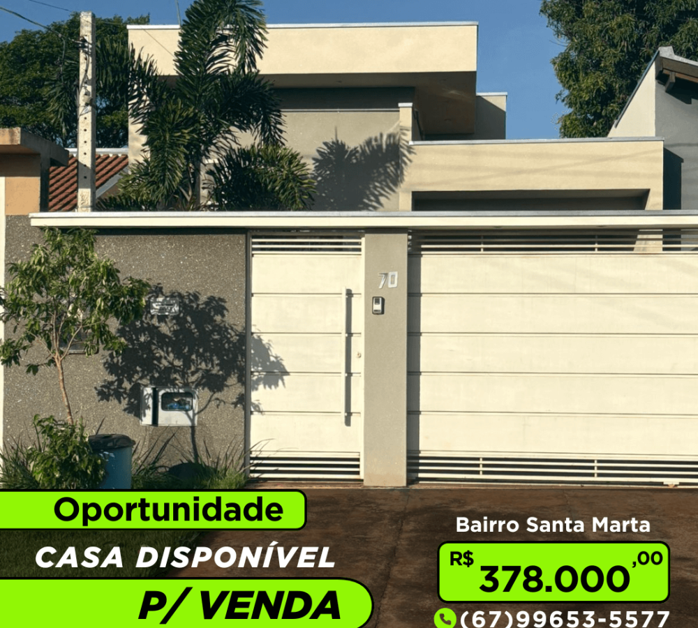 Casa à venda em Caarapó